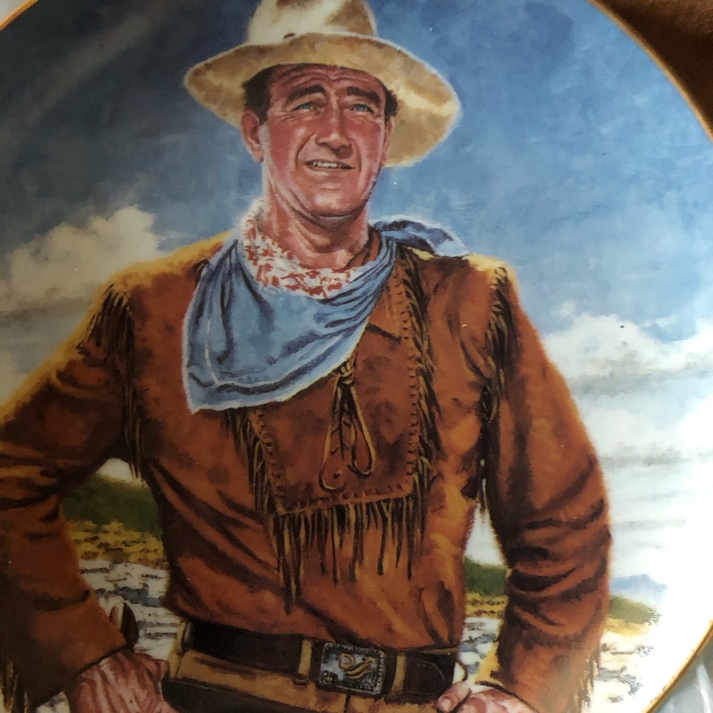 John Wayne plate